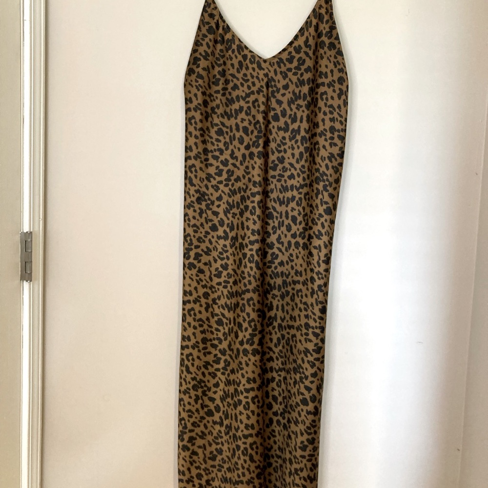 Leopard Slip Dress
